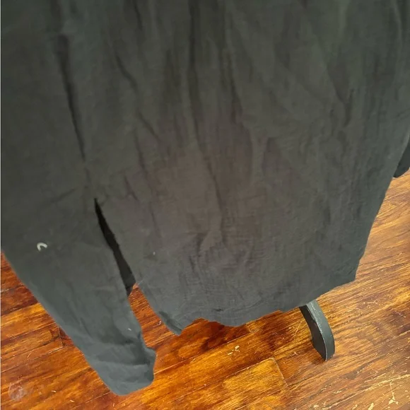 Madewell Black Sleeveless Square Neck Midi Sundress - Picture 6 of 10